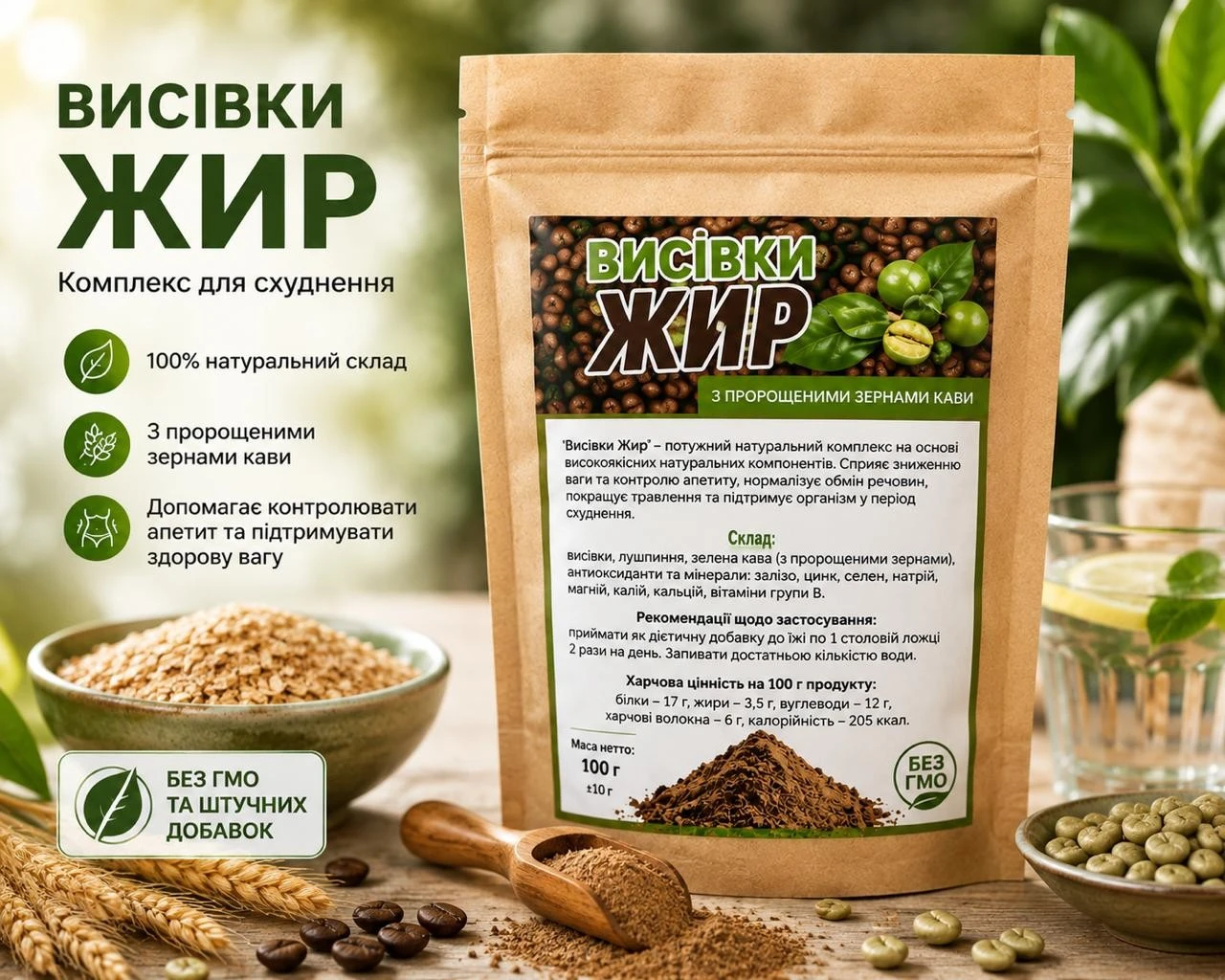 Висівки Жир